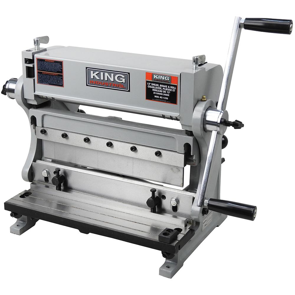 12" x 20 Ga. 3 in 1 brake, shear & roll