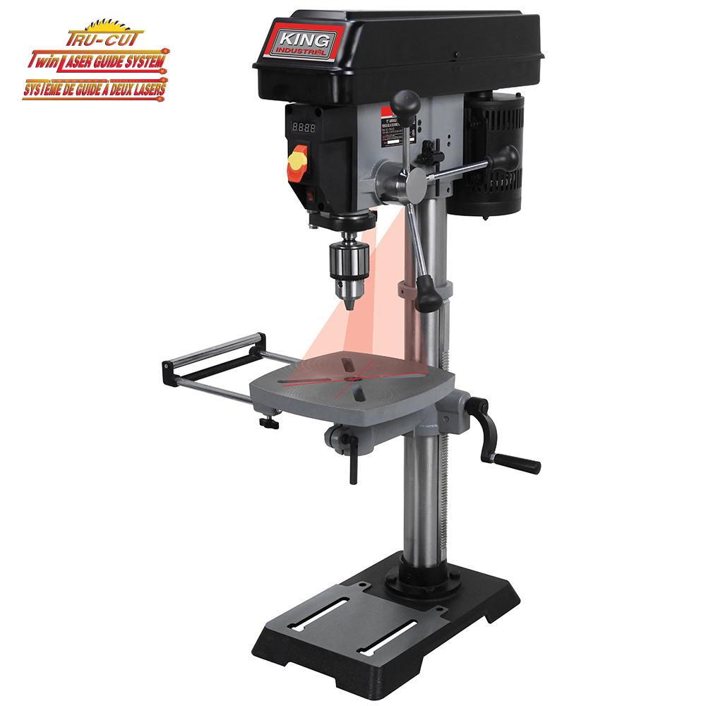 12" Variable speed drill press