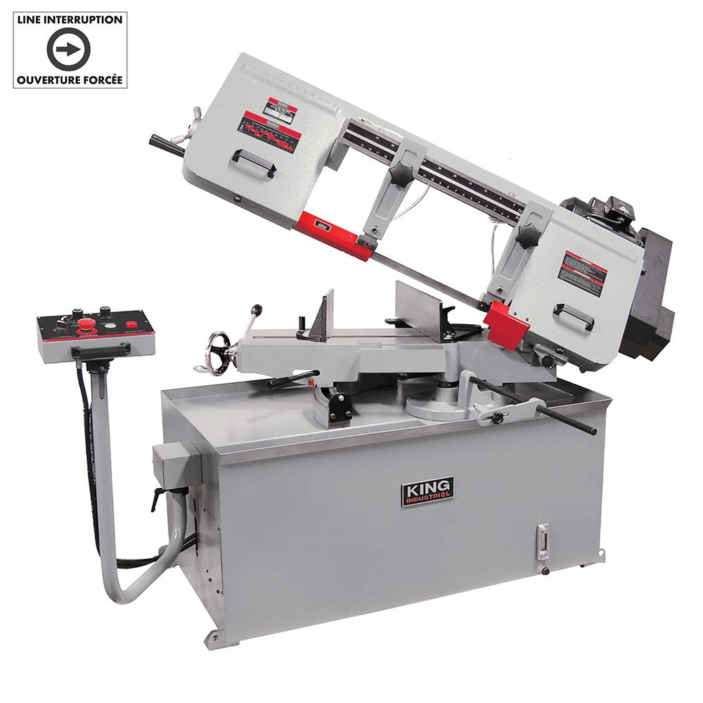 10" x 18" Variable speed swivel metal bandsaw (600V,3 phase)