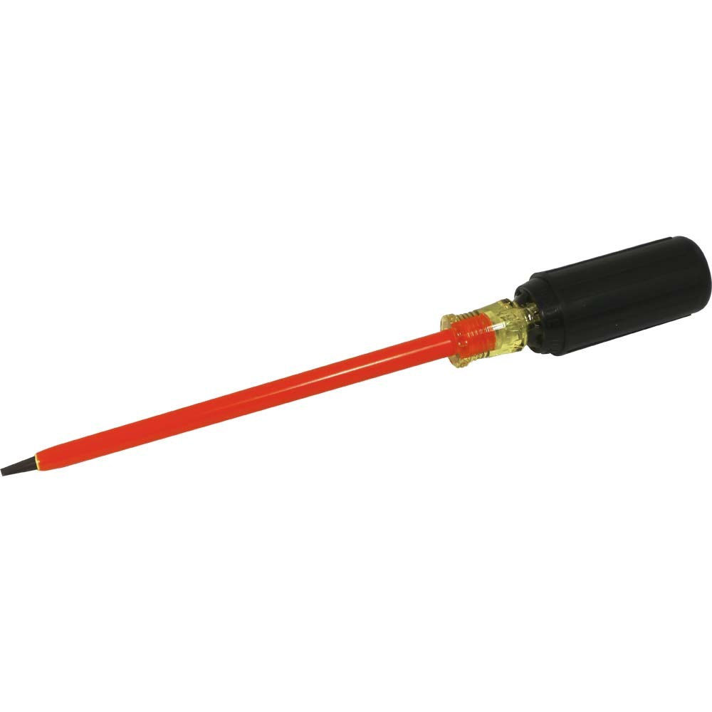 Electrician's Slotted Screwdriver, 6" Blade Length, .028 X 3/16" Tip, 1000V Insulated