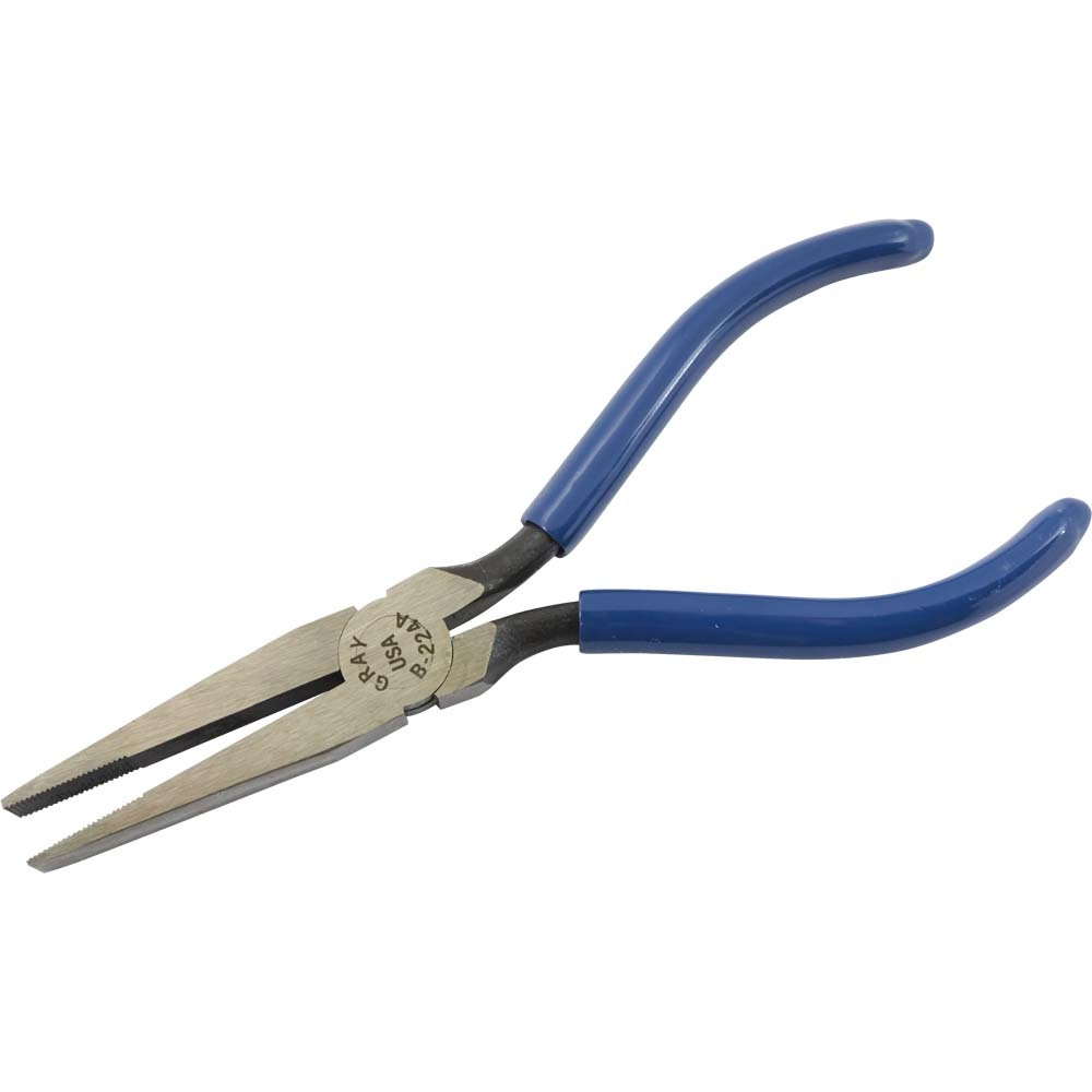 Flat Nose Plier, 6-1/2" Long, 2" Jaw