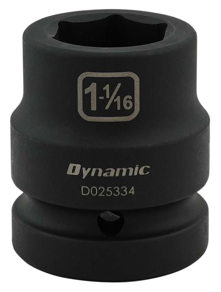 1-1/16'' X 1" Drive, 6 Point Standard Length, Impact Socket