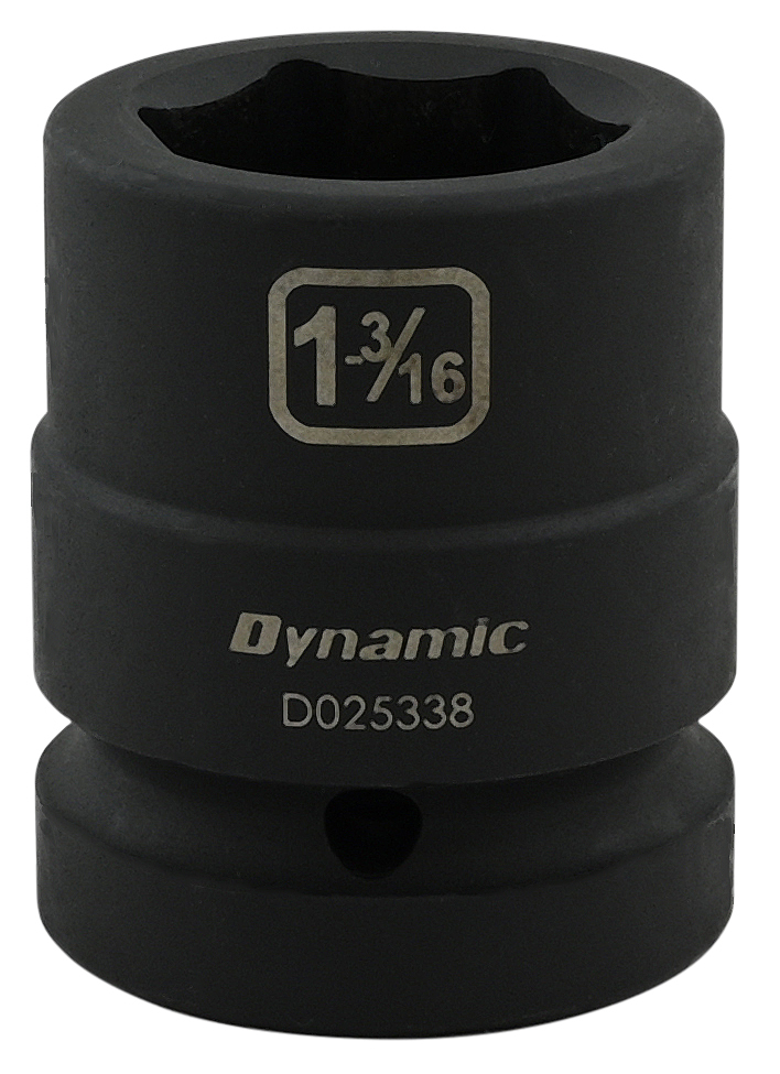 1-3/16'' X 1" Drive, 6 Point Standard Length, Impact Socket