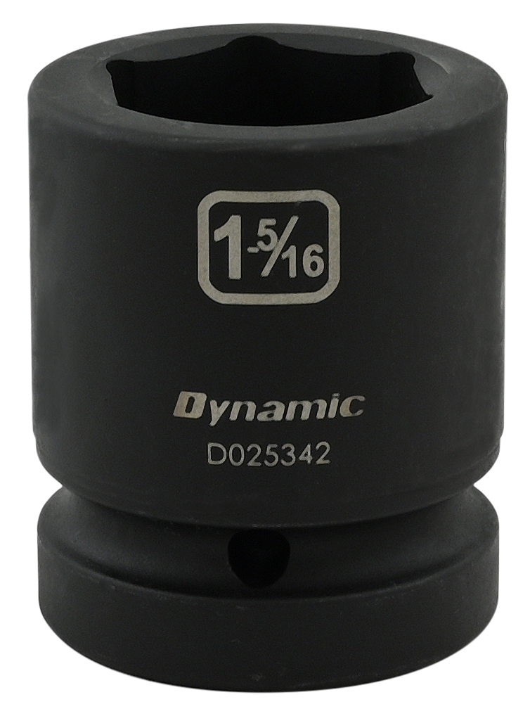 1-5/16'' X 1" Drive, 6 Point Standard Length, Impact Socket