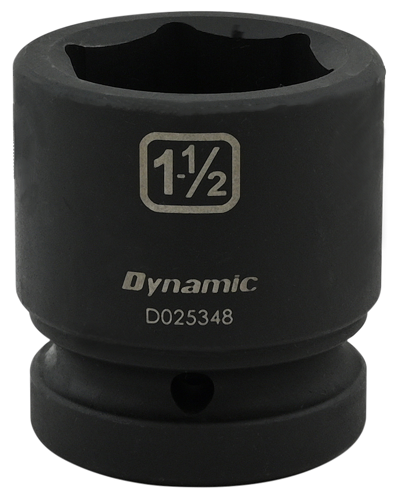 1-1/2'' X 1" Drive, 6 Point Standard Length, Impact Socket