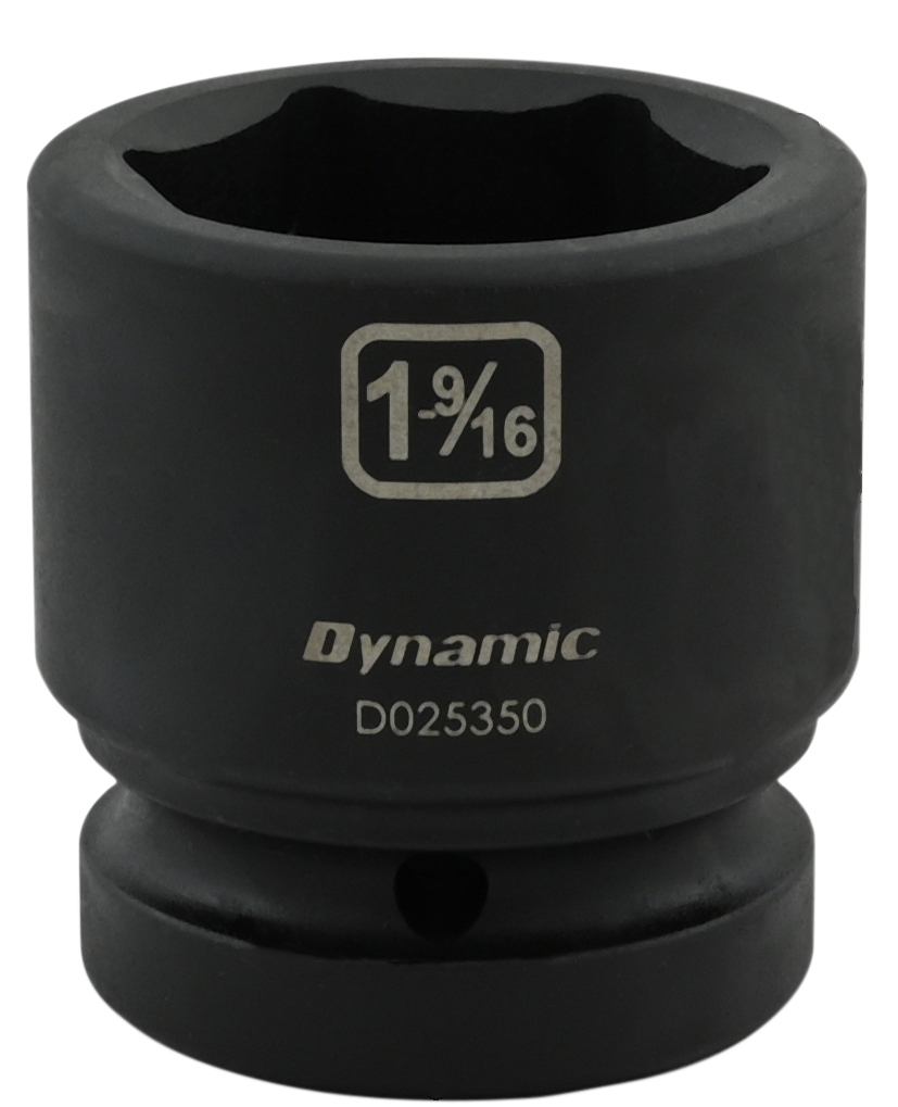 1-9/16'' X 1" Drive, 6 Point Standard Length, Impact Socket
