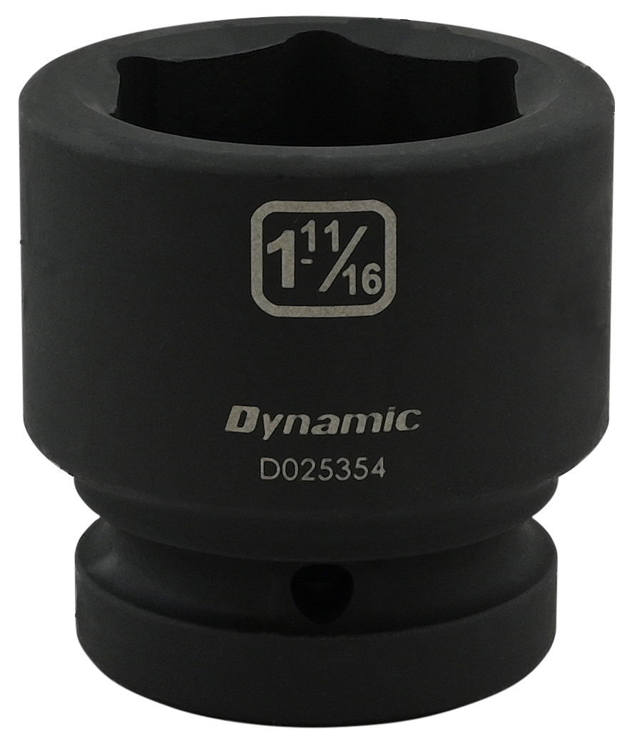 1-11/16'' X 1" Drive, 6 Point Standard Length, Impact Socket