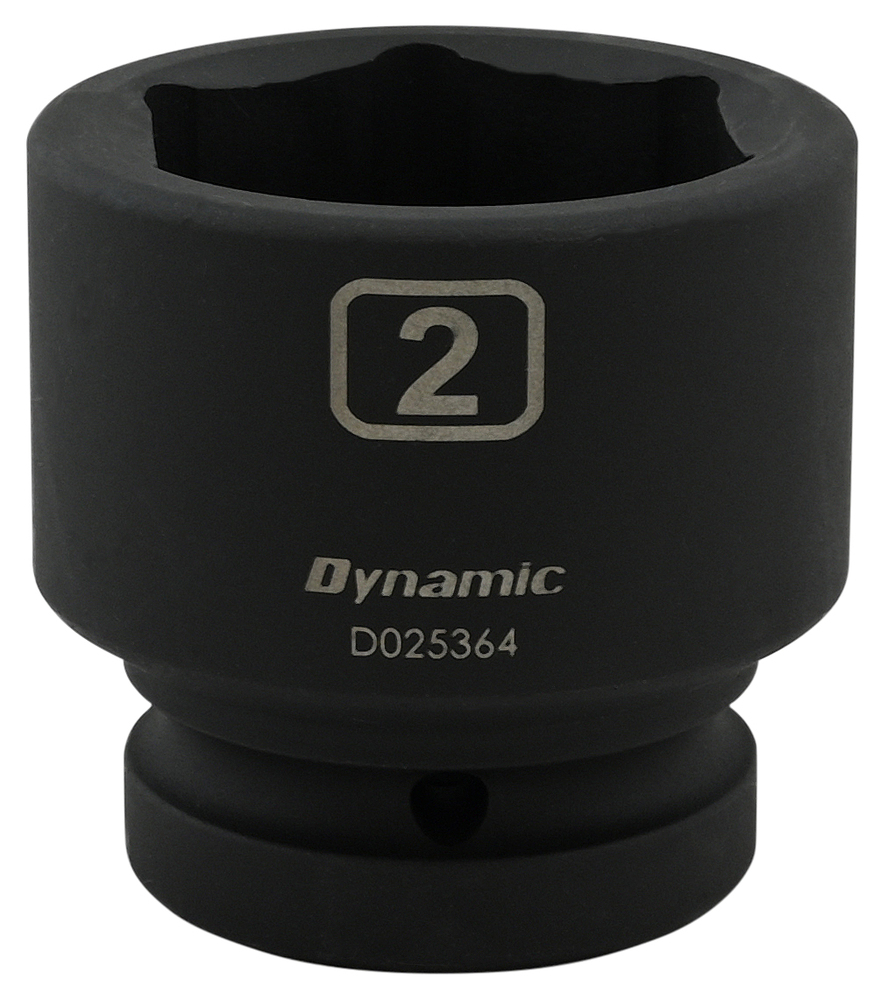 2'' X 1" Drive, 6 Point Standard Length, Impact Socket