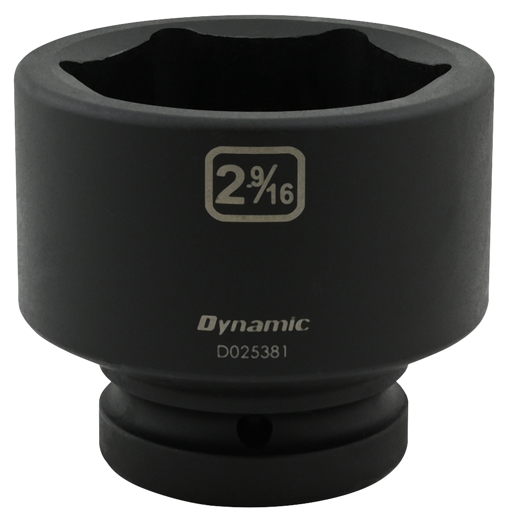 2-9/16'' X 1" Drive, 6 Point Standard Length, Impact Socket