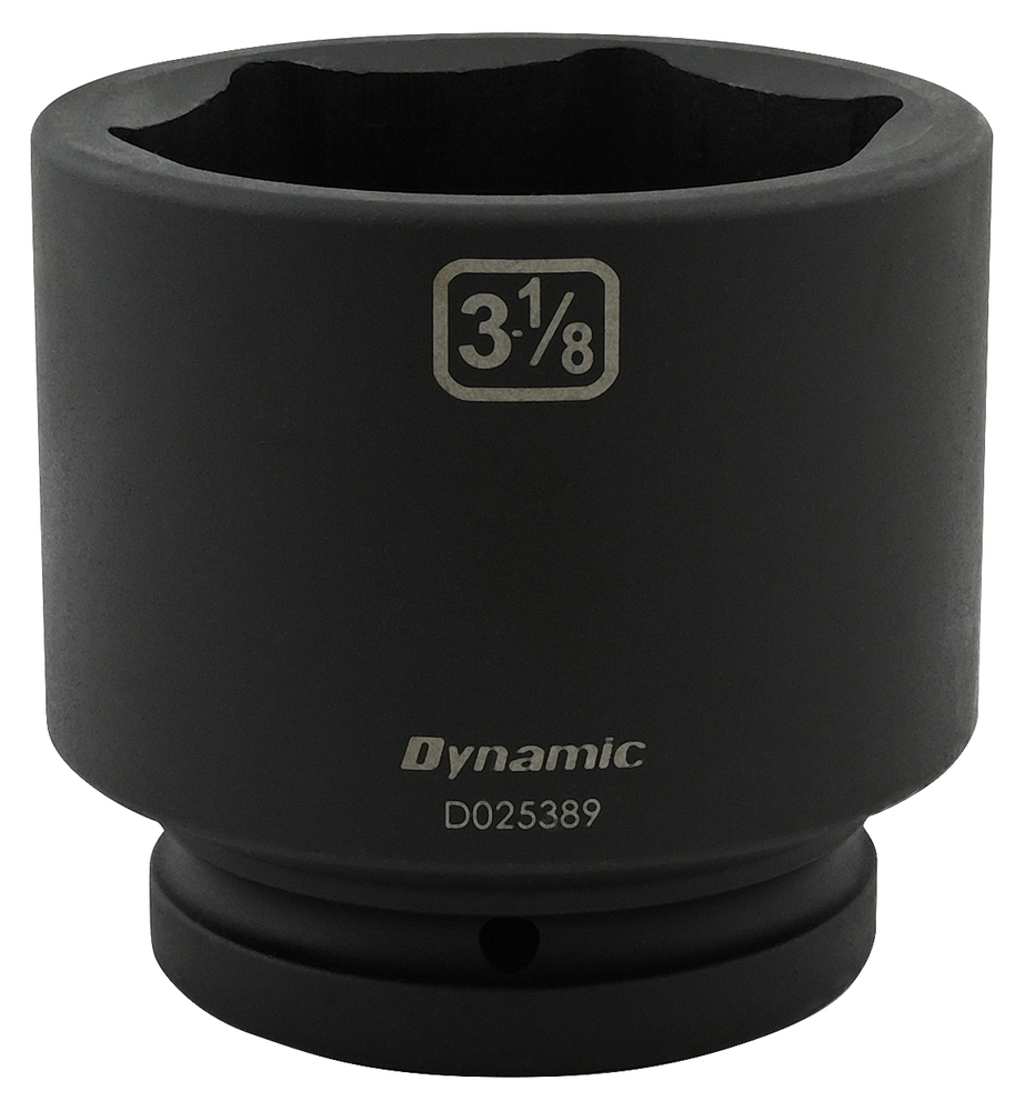 3-1/8'' X 1" Drive, 6 Point Standard Length, Impact Socket