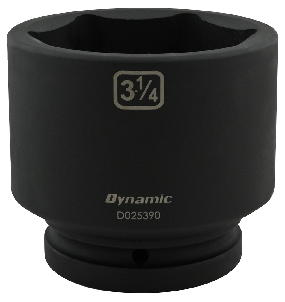 3-1/4'' X 1" Drive, 6 Point Standard Length, Impact Socket