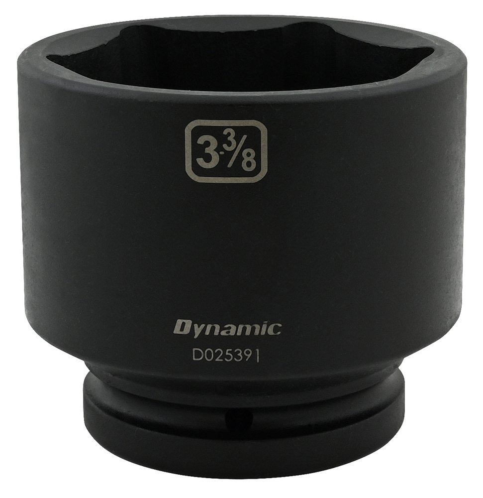 3-3/8'' X 1" Drive, 6 Point Standard Length, Impact Socket