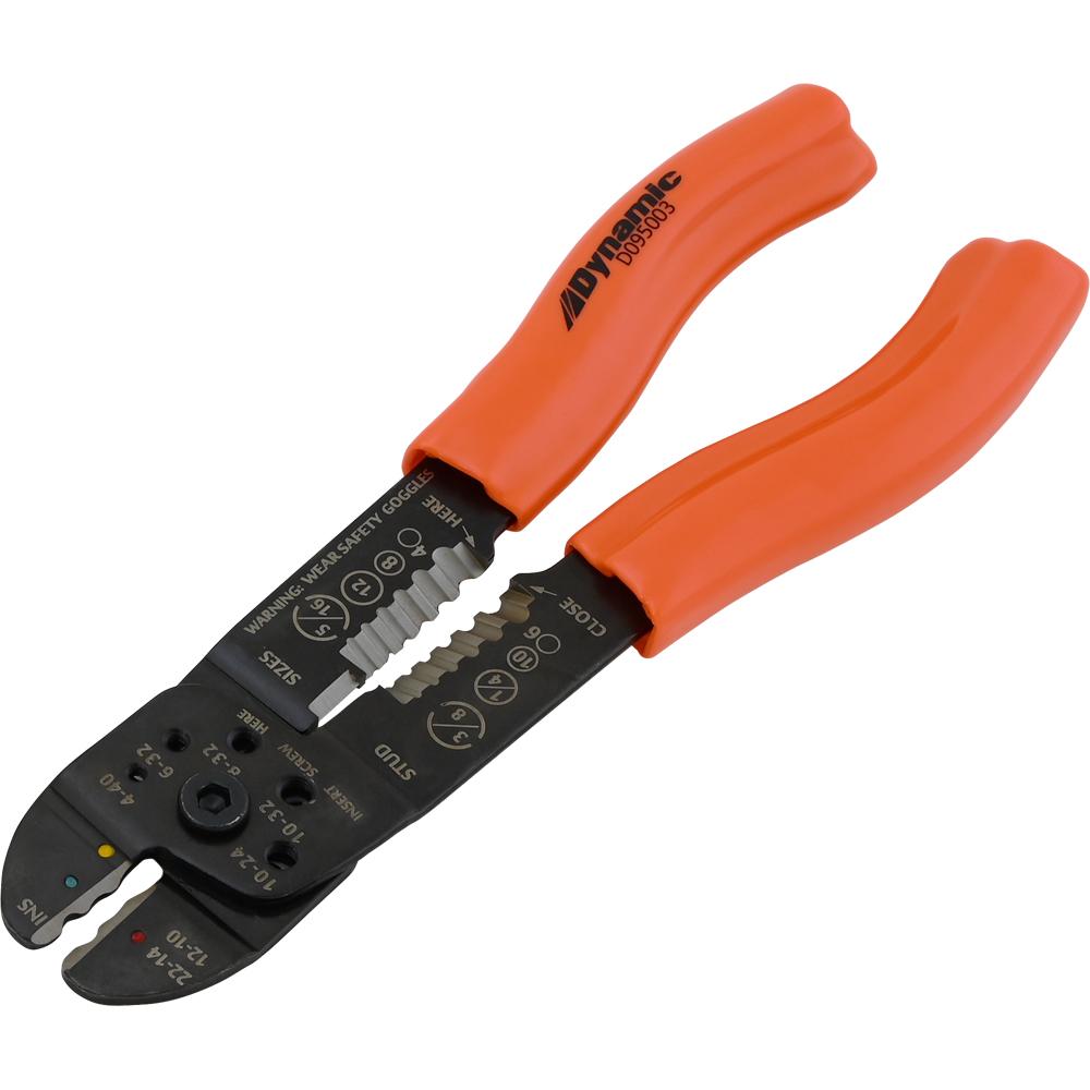 Wire Stripper/Cutter/Crimper, 7.75" Long, Vinyl Grip Handle