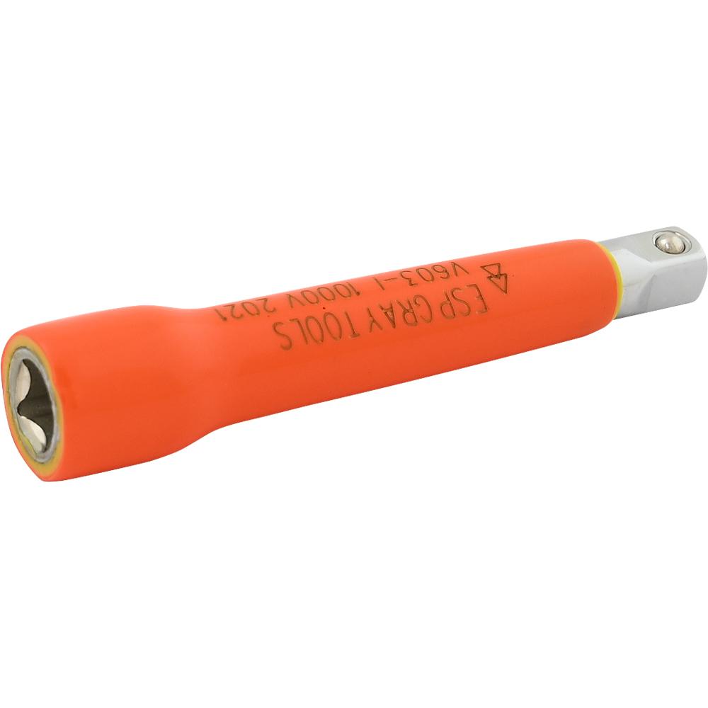 1/4" Drive Extension, 3" Long, 1000V Insulated