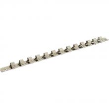 Gray Tools SB111212 - 3/8" Drive 13 Clip Socket Rail, 12" Long