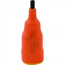 Gray Tools TW5-I - 5/32" X 3/8" Drive Standard Length Hex Head, 1000V Insulated Socket