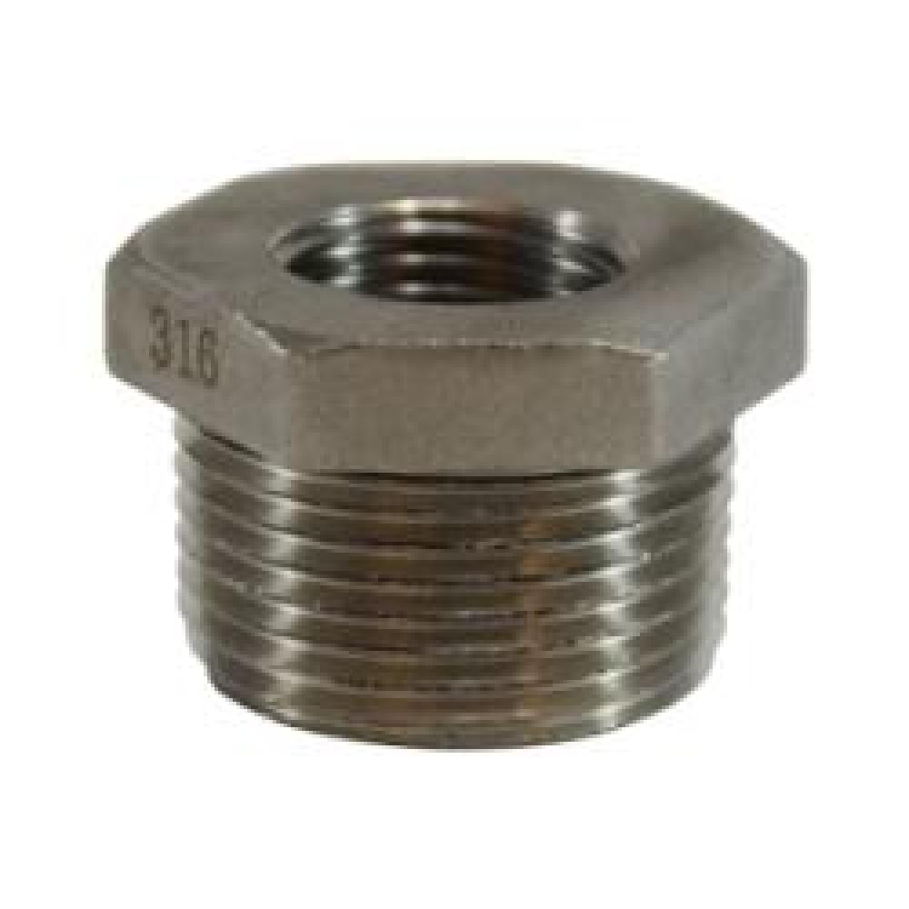 BUSHING HEX 3/8IN MPT 1/8IN FPT SST