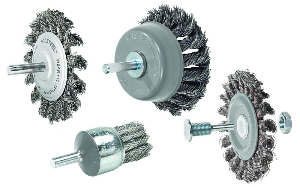 2-3/4" MTD WHEEL BRUSH - S/S - Walter AUTO