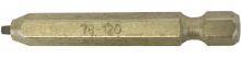 Dynaline 78120 - Robertson Plain Finish Bit - #0 x 2"