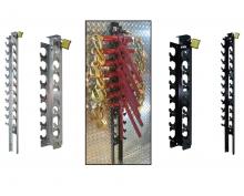 Dynaline RRA-L11 - Aluminum Locking Ratchet Rack - Holds 11 Ratchet Binders