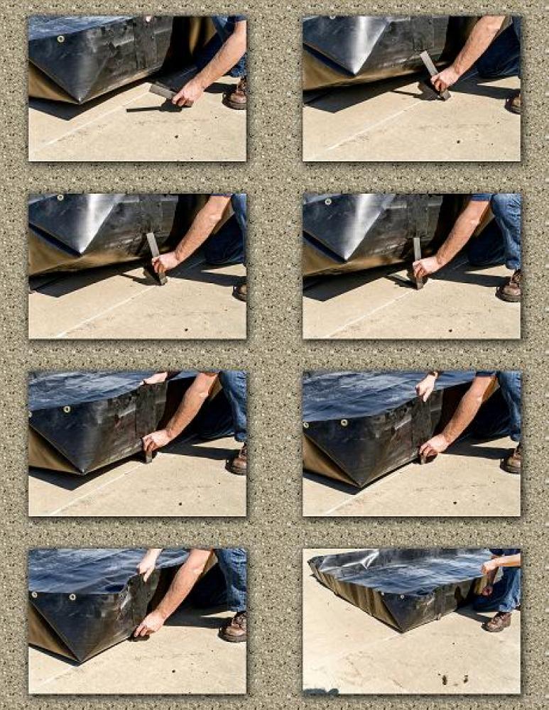 ECONOMY L-BRACKET CONTAINMENT BERM 8'X6'X1'
