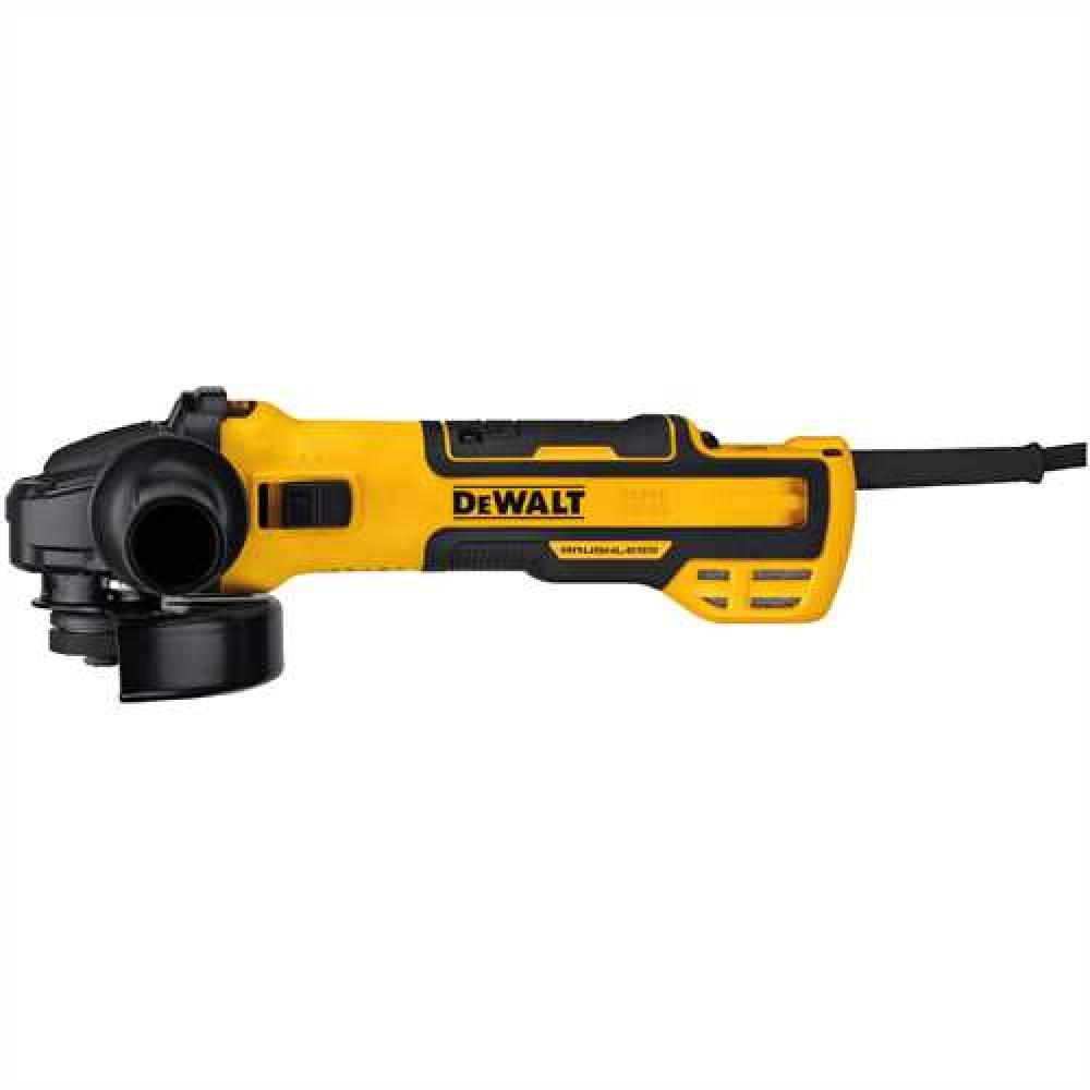 5 in. Brushless Variable Speed Slide Switch Small Angle Grinder with Kickback Brake and Pipeline Cov