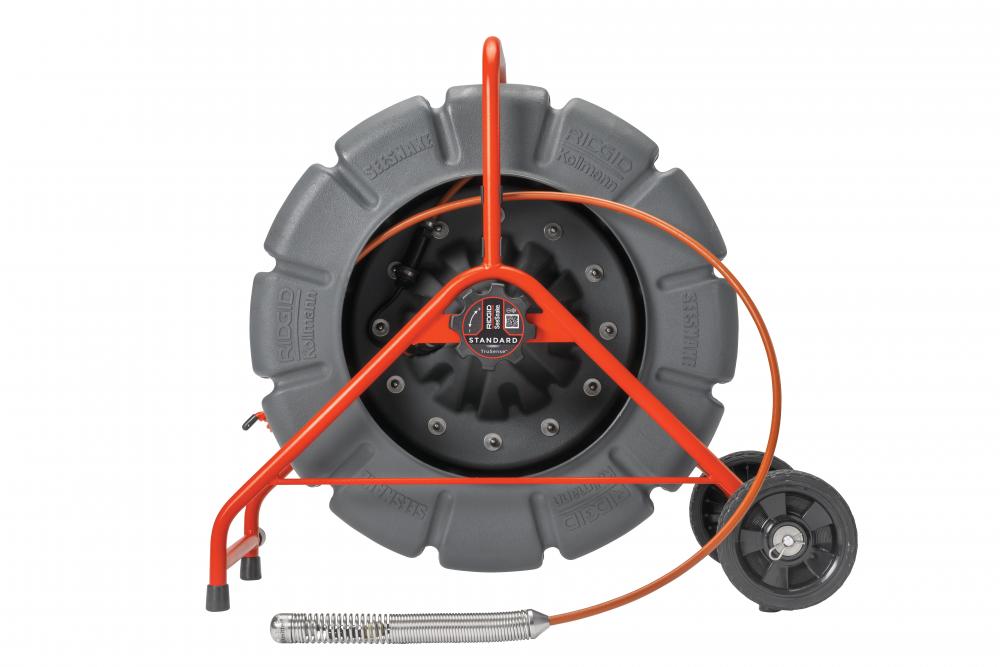 SeeSnake® Standard, 325' (99 m) with fixed camera head, powered with TruSense