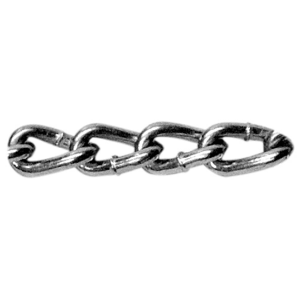 MACHINE CHAIN TWISTED LINK  ZINC #4 X 100'
