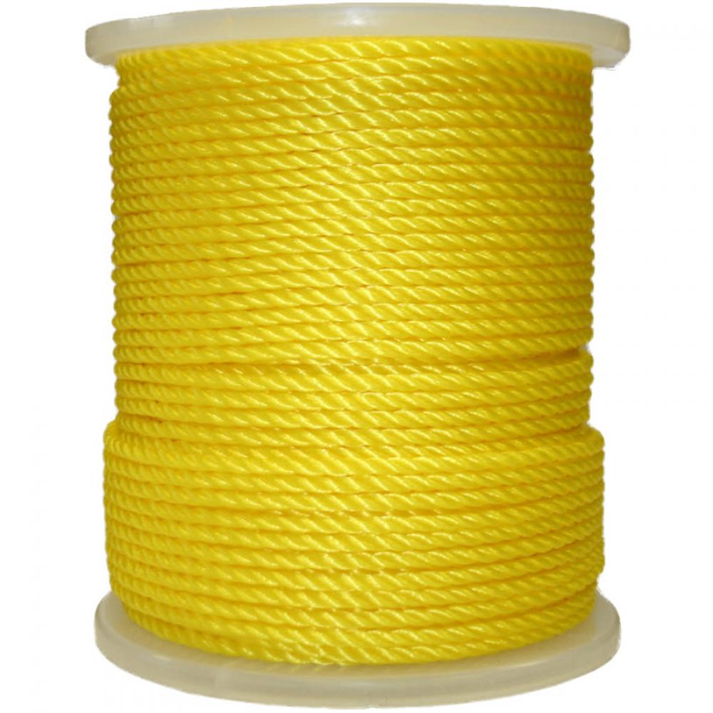 ROPE POLYPROPYLENE TWISTED YELLOW 3/16'' X 2125'