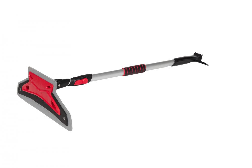 Snow brush, 63" with EVA complete head, telescopic, Garant