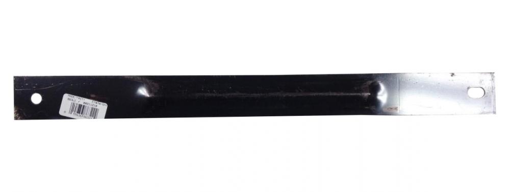 Brace (long) steel, black, 16 3/4" x 1 1/2"