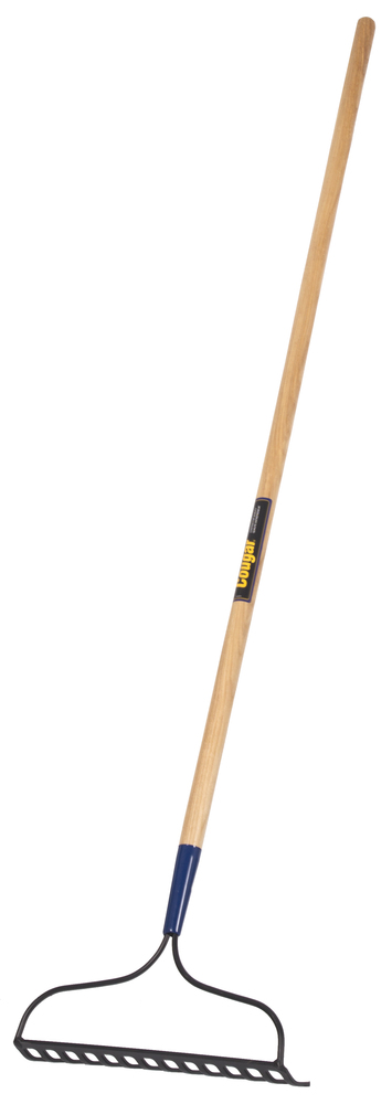 Bow rake, 14 steel tines, 54" hdle, Cougar