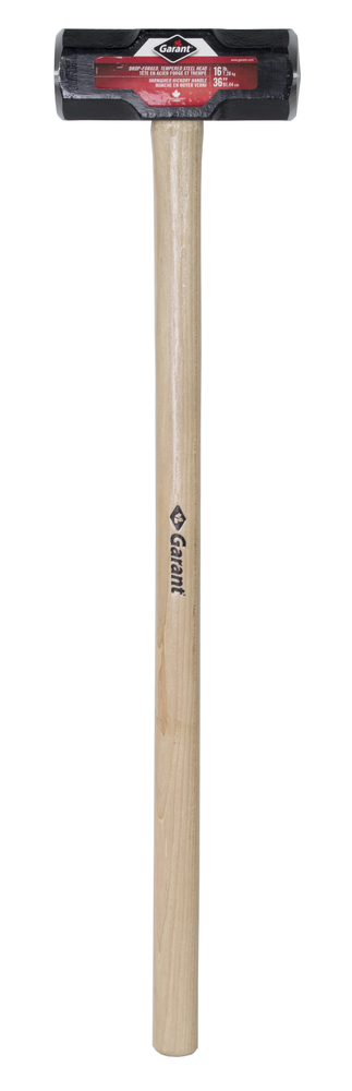 Sledge hammer, 16 lbs, 36" hickory hdle