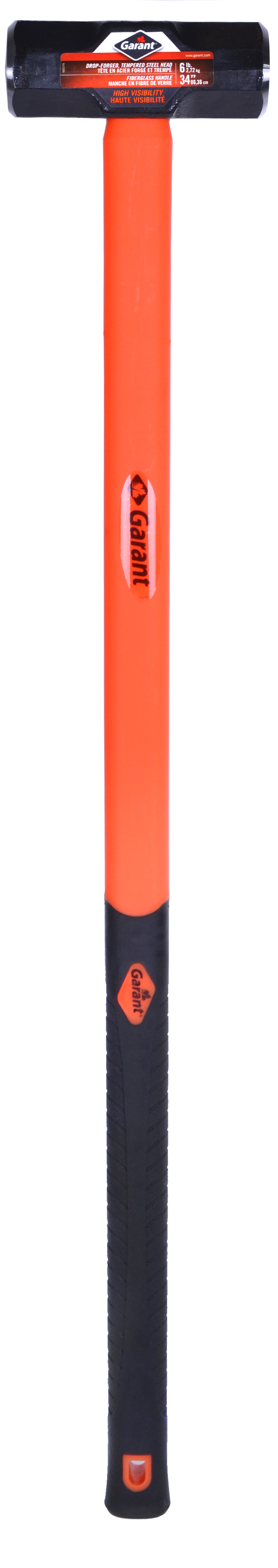 Sledge hammer, d. face, 6 lbs, 36" fg hdle