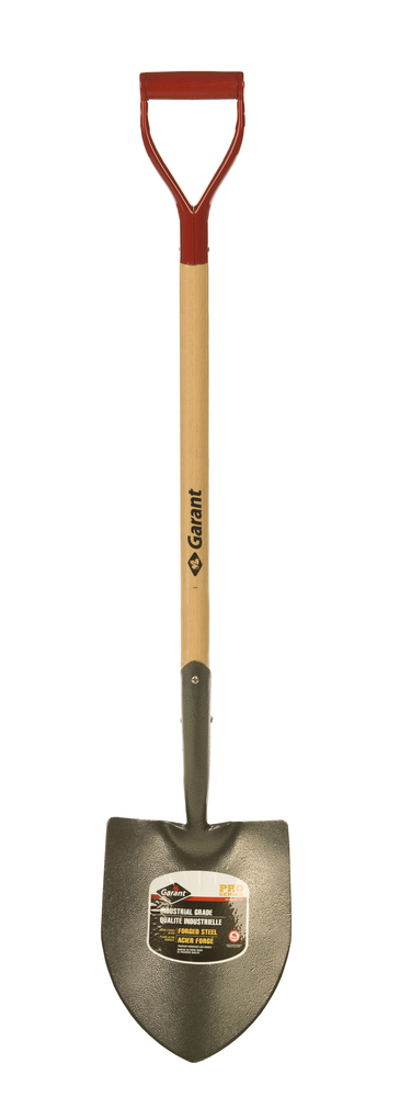 Shovel, rp blade, forged, 25.5" wood handle, dh