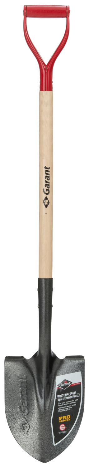 Shovel, tempered rp blade, 35" wood handle, dh, Garant pro