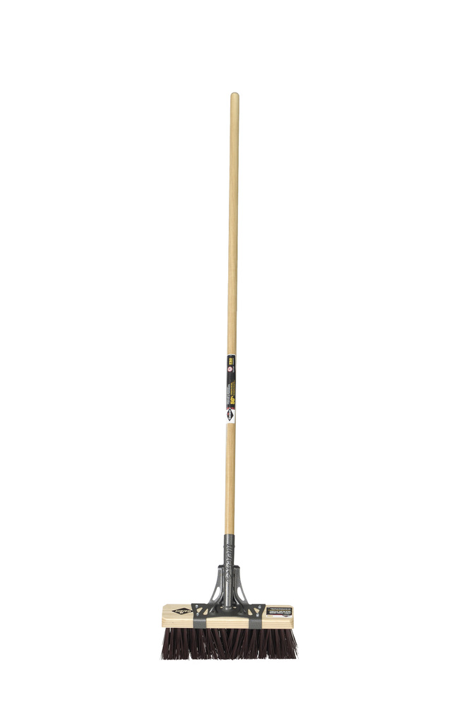 Street/stable broom, 14", synthÃ©tic fibers, extra-rough surfaces, Garant Pro