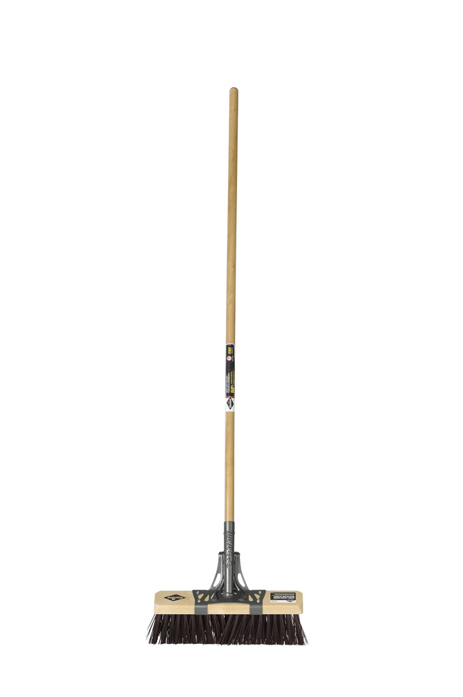 Street/stable broom, 16", synthetic fibers, extra-rough surfaces, Garant Pro