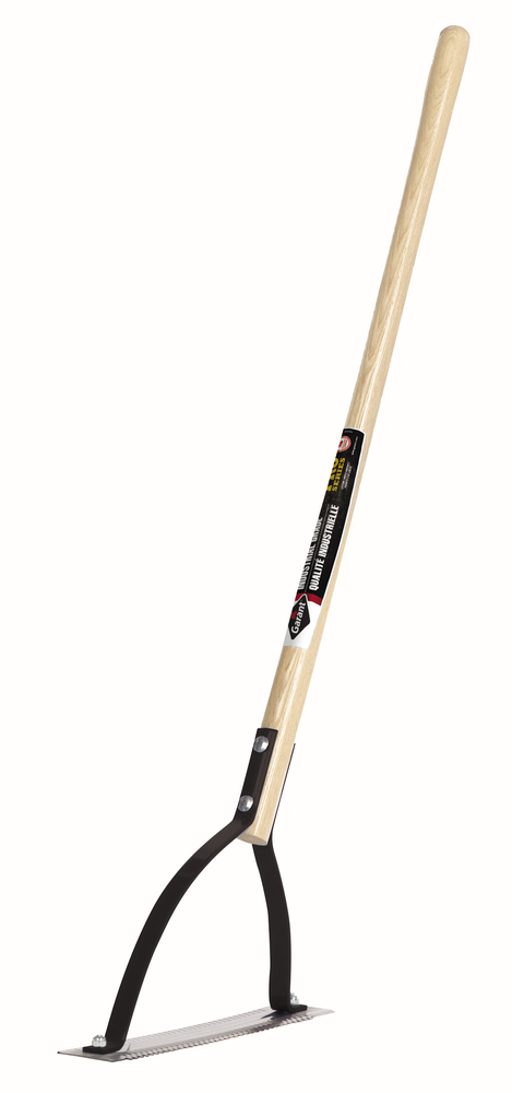 Weed cutter, 14.25" serrated blade, wood handle