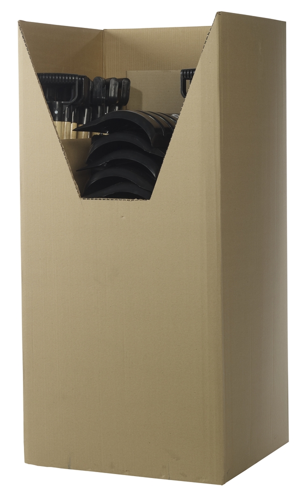 Snow pusher, 18" py blade, harwood hdle, Lynx, bulk packaging