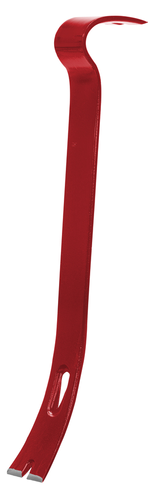 Flat pry bar, 15" forged and tempered steel