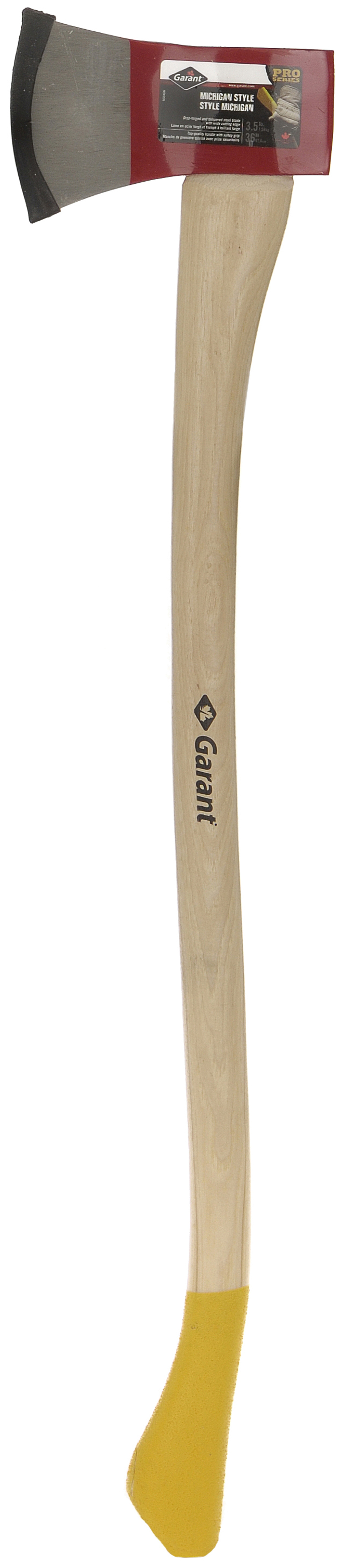 Axe, Michigan, 3.5 lbs, 36" hickory safety grip hdle