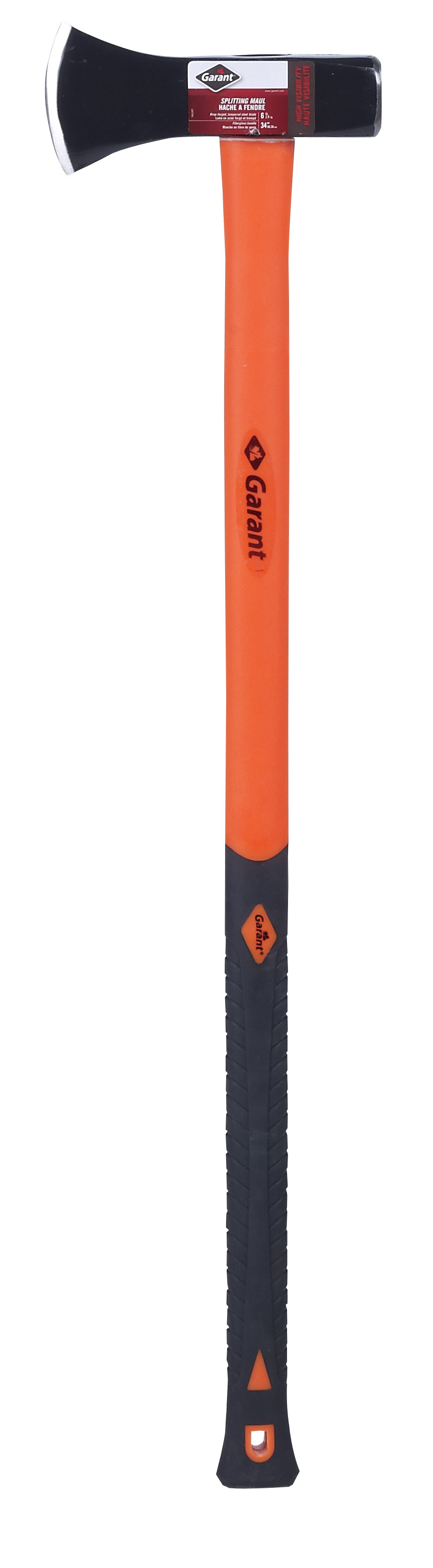 Splitting maul, 6lbs, 34" fiberglass hdle