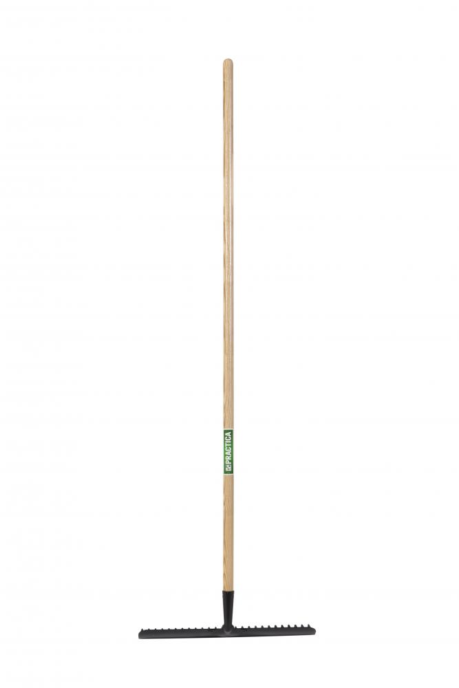 Dandelion rake, 26 tines, 60" hdle, Practica