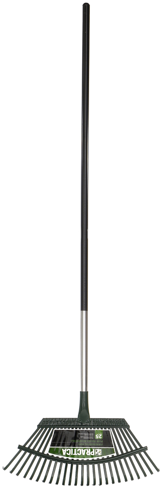Lawn rake, 18" head, aluminum hdle, Superflex