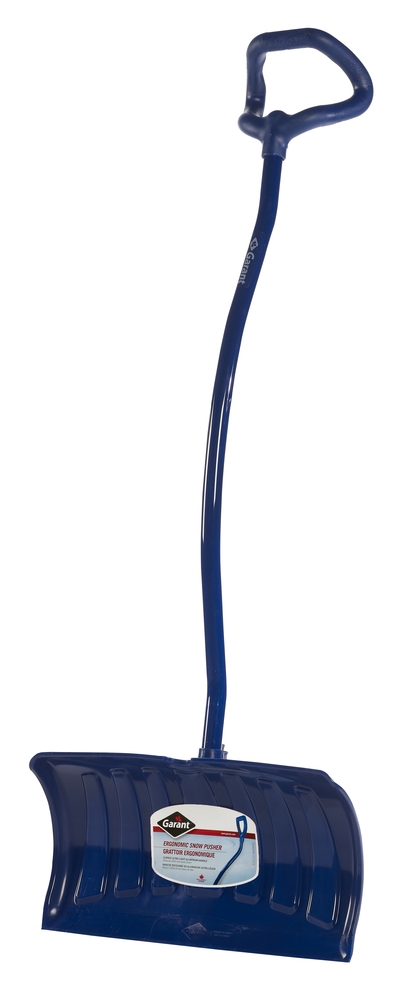 Snow pusher, 21" py blade, kd, ergo hdle, versa grip