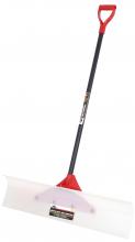 Garant GUH36FKDU - Snow pusher, 36" UHMW, black fiberglass hdle, kd, dh, Garant (bilingual)