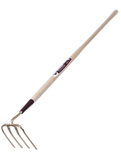 Garant GH406P - Potato hook, 4 tines/6", wood handle, lh, Agro Series