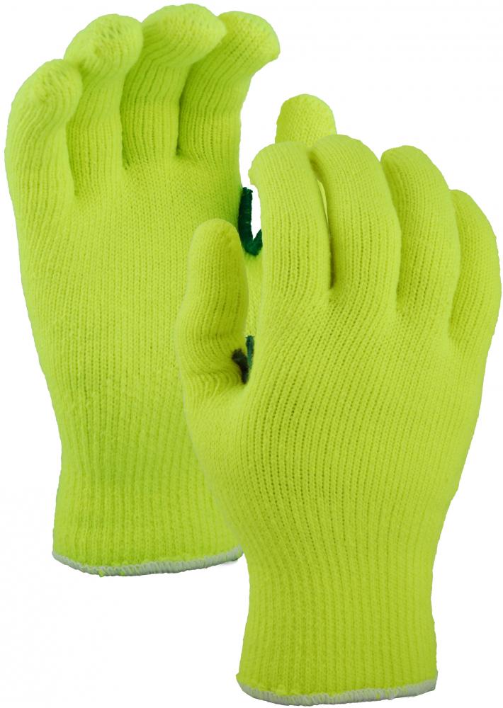LUXURY LINER ACRYLIC KNIT THERMAL INTERIOR HI VIS YELLOW LINER