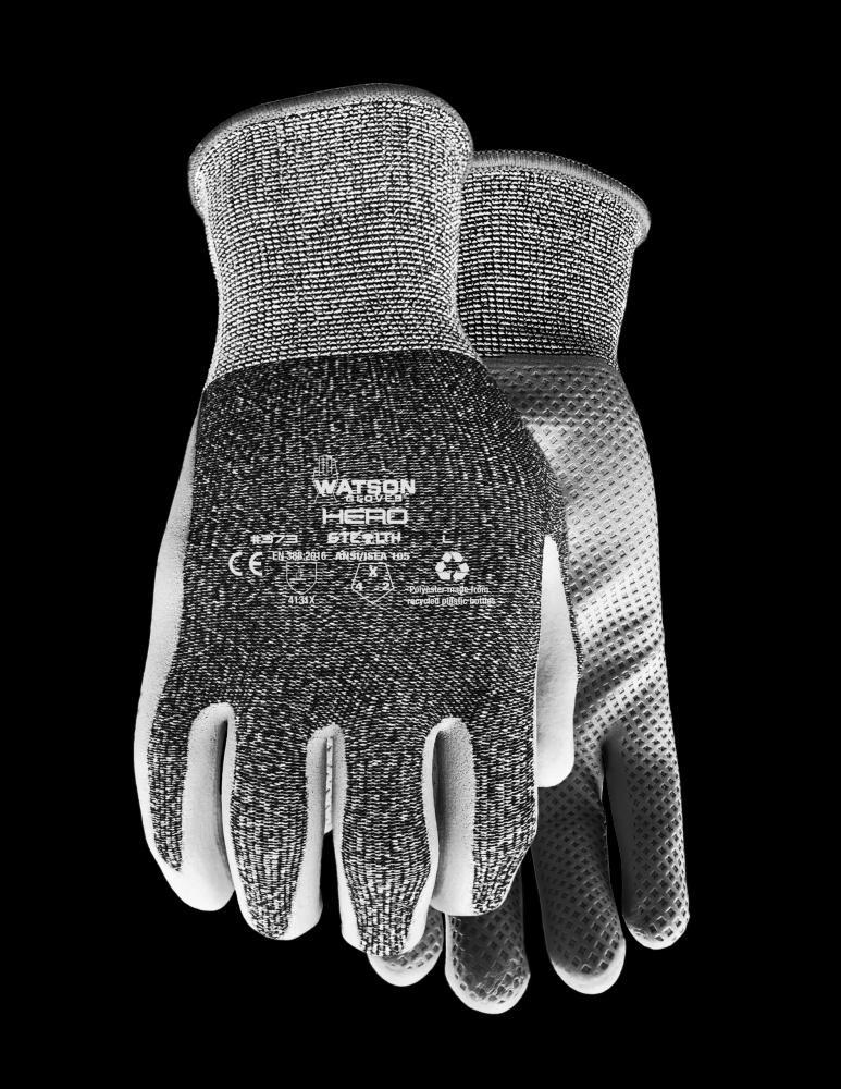 STEALTH HERO 15GG WASTENOT FOAM NITRILE W RECLAIM COATED - XS